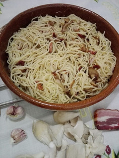 Una foto de Spaghettis de leñador