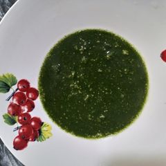 A picture of Ewedu(Jute Leaves) with Blender.