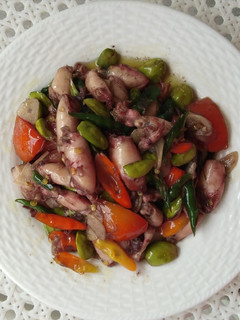 Foto resep Cumi Asin Tumis Pete