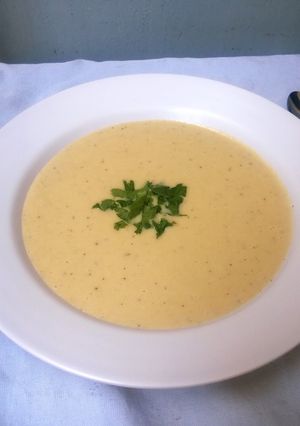 A picture of Potato and Leek Soup (Vichysoisse Soup).
