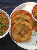 Butter Naan Paratha & Chole Matar