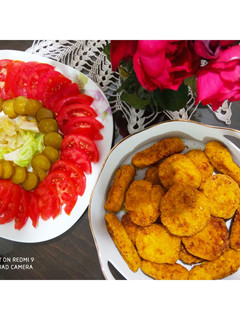 عکسی از دستور ناگت مرغ 😋🤤😎🍗🥓