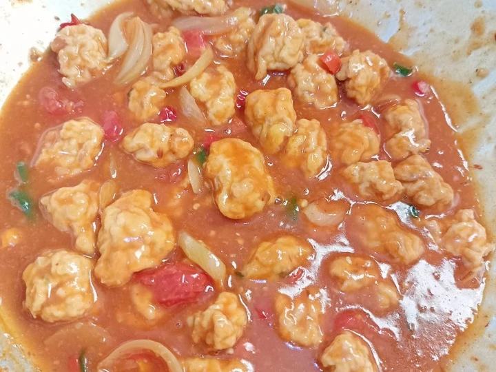 Cara Mudah Membikin Resep Bakso tahu ayam asam manis pedas yang Menggugah Selera Anti Ribet, Bisa Manjain Lidah