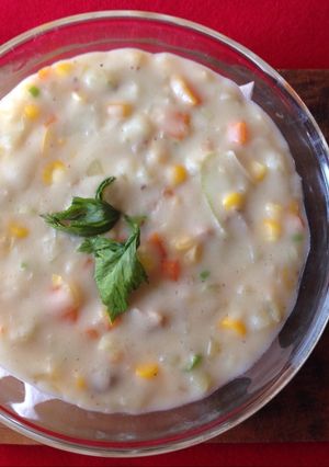 Foto resep Sup Krim Ayam Jagung