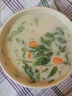 Foto resep Bobor bayam wortel