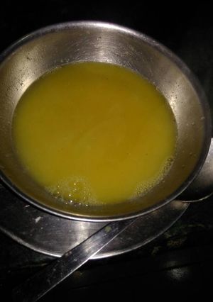 A picture of Moong dal ka soup.