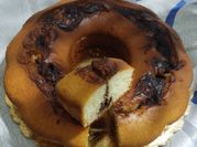 Una foto di ciambella con nutella