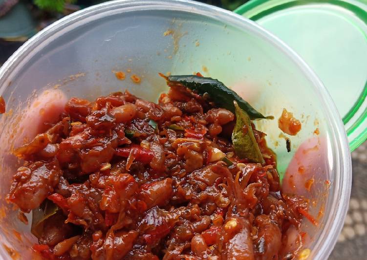 Sambal Baby "cumi asin"