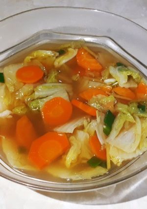 Foto resep Sup sawi putih ala chinese food