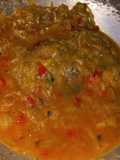 Berenjenas guisadas con moro al estilo dominicano echo por una argentina 😀