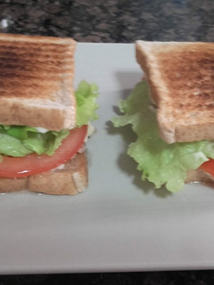 Una foto de Sándwich de vegetales