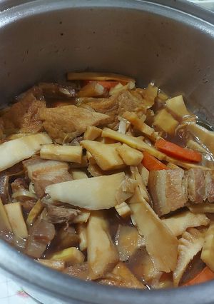 滷肉筍絲 的食譜成品照片