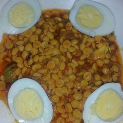 A picture of Chana daal anda.