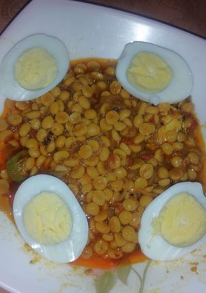 A picture of Chana daal anda.