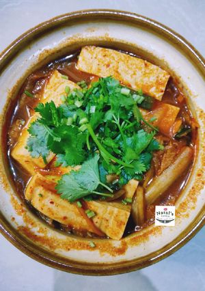 Foto resep Kimchi Tofu stew (Kimchi jjigae)