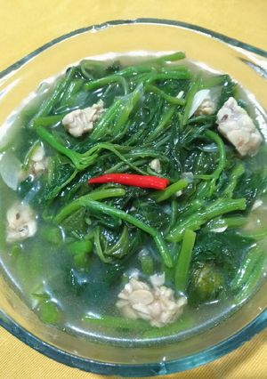 Foto resep Sayur Bayam Bening Tempe 🌿