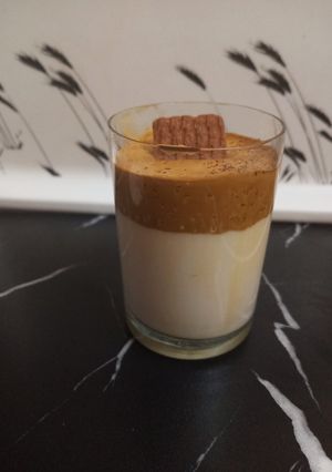 A picture of Dalgona coffee.