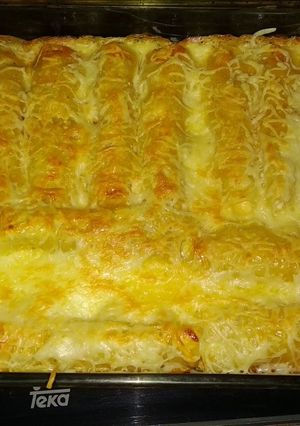 Una foto de Canelones de pescado