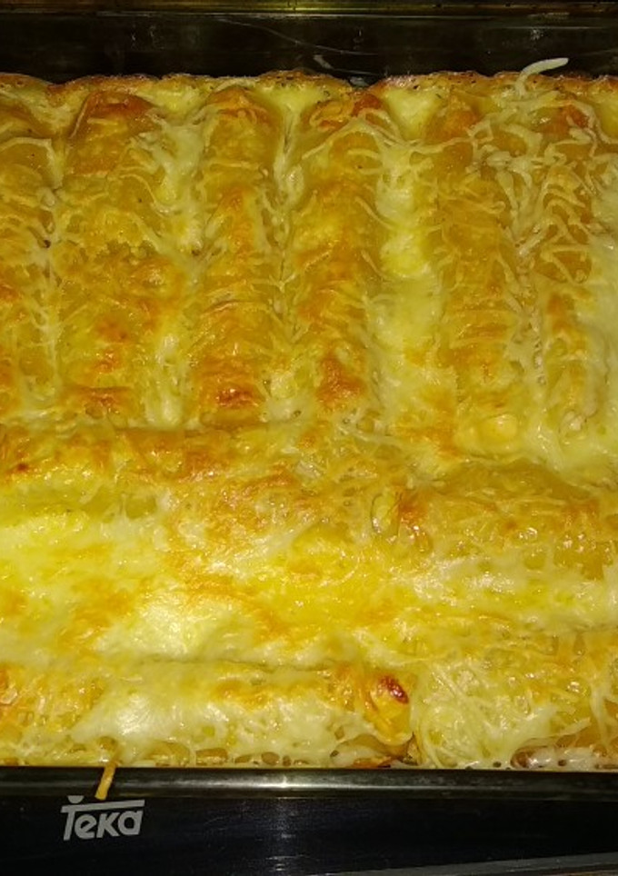 Una foto de Canelones de pescado