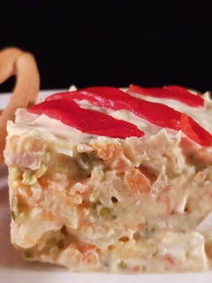 Una foto de Ensaladilla rusa o ensalada rusa