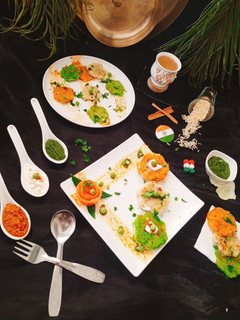तिरंगा हेल्दी सैंडविच (Tiranga healthy sandwich recipe in Hindi) रेसिपी मुख्य फोटो