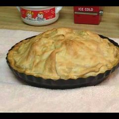A picture of Daddy's apple pie.