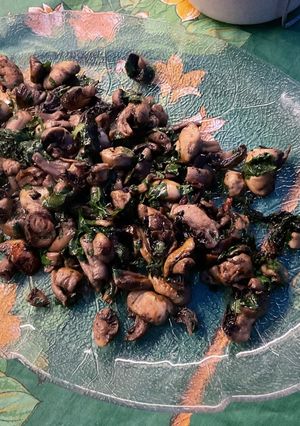 Une photo de Champignons de Paris bruns sautés à la coriandre