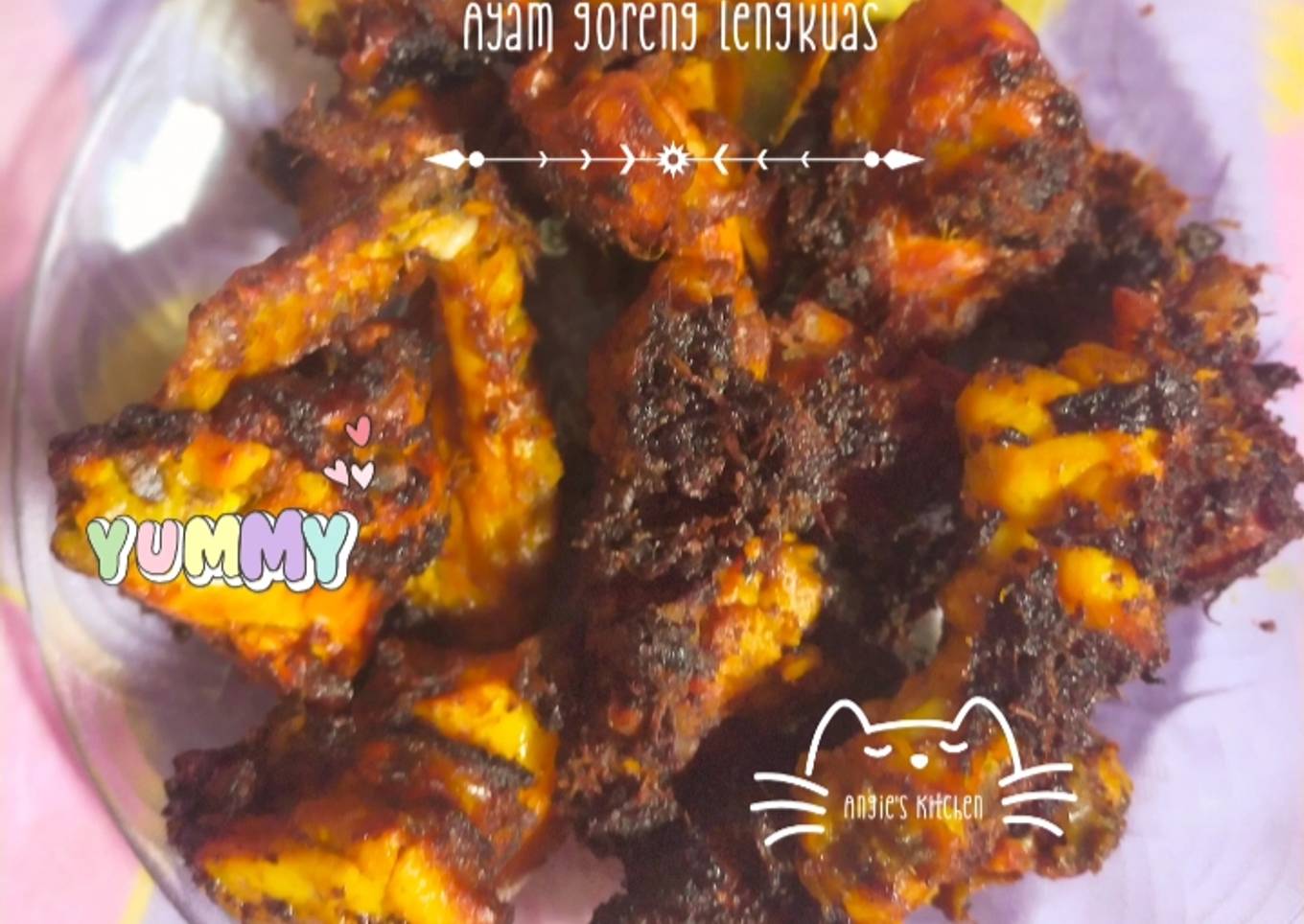Ayam goreng lengkuas ♡♡♡