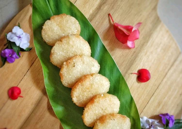 Cara Gampang Menyiapkan Ulen ketan goreng, Enak Banget