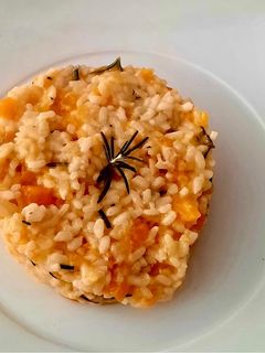 Una foto de Risotto de Calabaza (con Thermomix)
