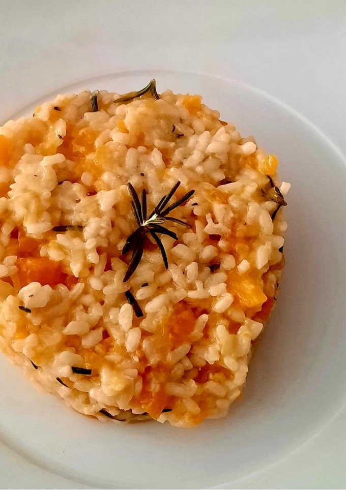 Una foto de Risotto de Calabaza (con Thermomix)
