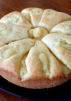 Una foto de Torta matera con crema pastelera 🥮