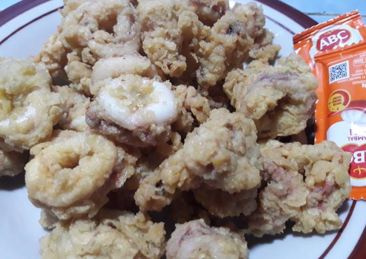 19.Cumi goreng tepung