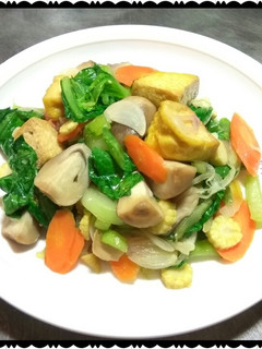 Foto resep Tumis Pokcoy Jamur Tahu