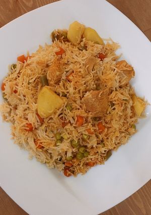 صورة لوصفة كبسه 👩🏻‍🍳💖