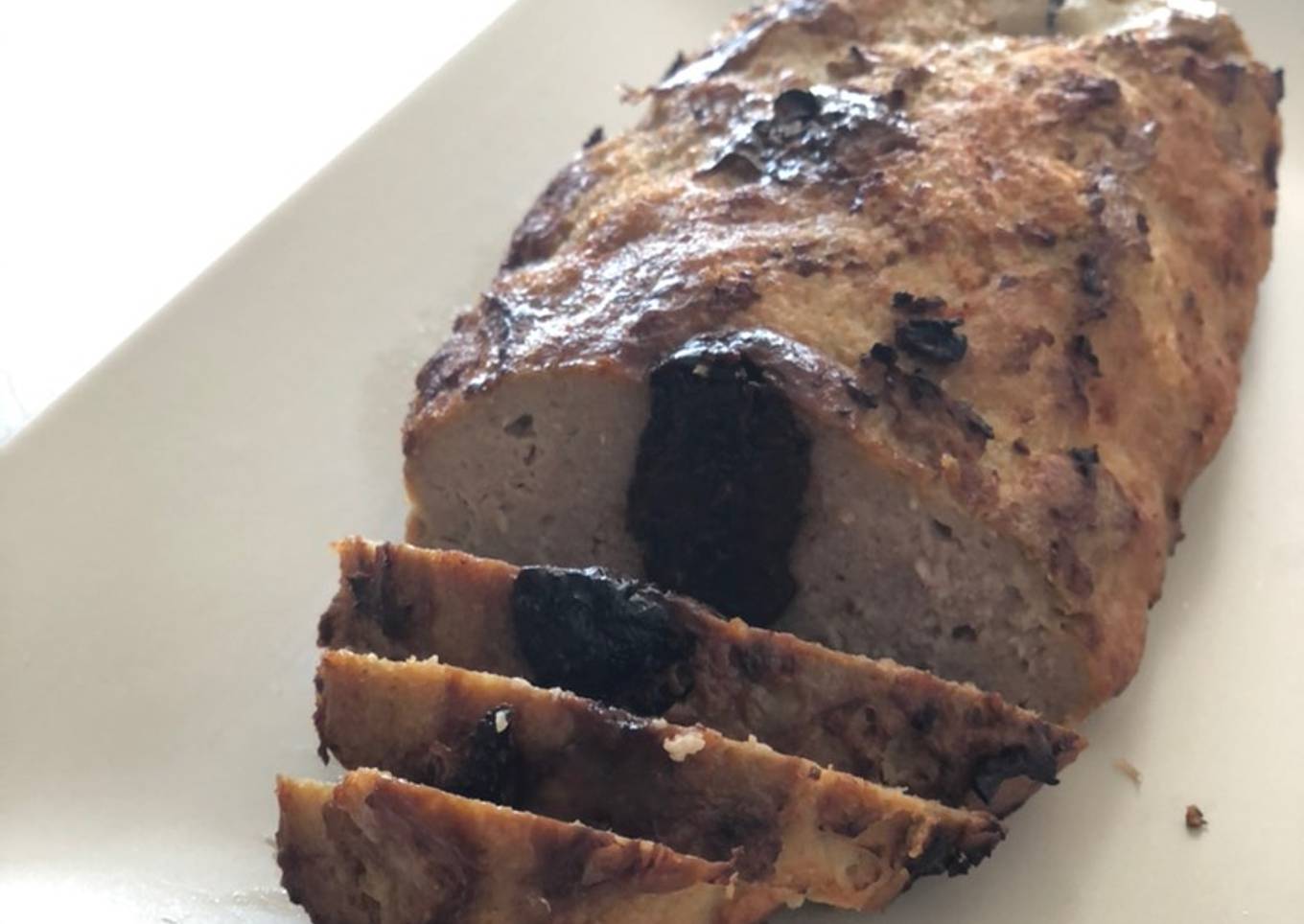 Rulo de carne picada al horno