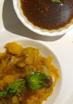 A picture of Potato Bharta😋😋😋.