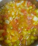Lauki aloo matar ki Sabji