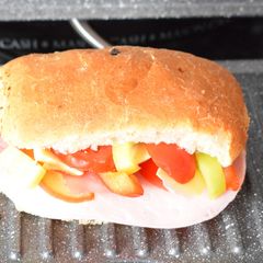 A picture of Herbie panini bread.