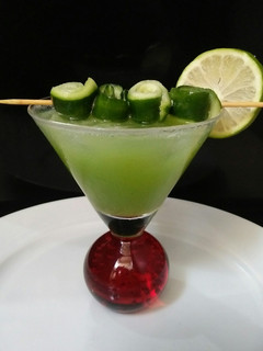 A picture of Cucumber Chiller💚🍸.
