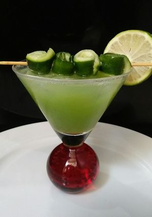 A picture of Cucumber Chiller💚🍸.