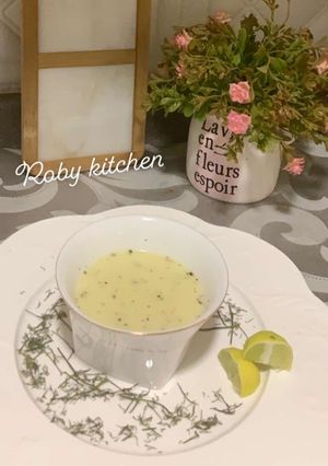 صورة لوصفة شوربة الأرز التركية