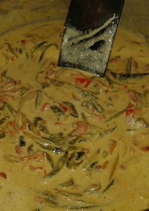 A picture of Easy Creamy Poblano Pepper Strips.