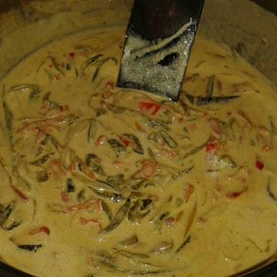 Rajas de chile en crema muy sencillo! ? Receta de Yesnel Pineda - Cookpad