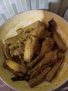 Foto resep Ayam ungkep bumbu kuning