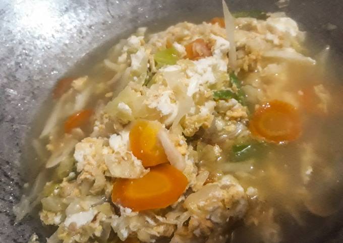 Resep Tumisan Sayur Kol Simple😁 Oleh Miimiih 17 - Cookpad