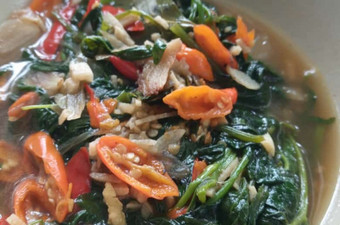 Resep Tumis kangkung terasi yang Enak Banget