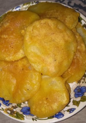 A picture of Potato Bhajiya.