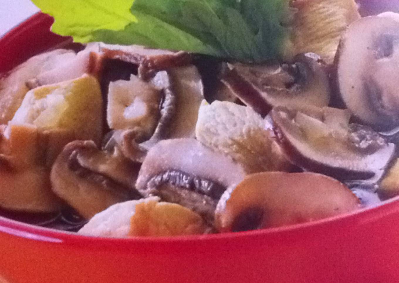 Sopa de champiñones