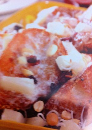 A picture of Pineapple Capirotada.